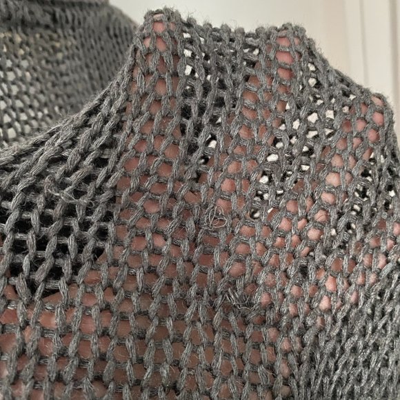 Inhabit Grey Silk/linen Cardigan, size P (XS). ** AS IS ** - Picture 8 of 8